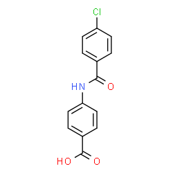 ChemSpider 2D Image | 4-(4-CHLOROBENZOYLAMINO)BENZOIC ACID | C14H10ClNO3