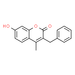 ChemSpider 2D Image | 3-BENZYL-4-METHYLUMBELLIFERONE | C17H14O3