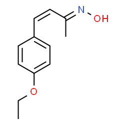 ChemSpider 2D Image | (2E,3Z)-4-(4-Ethoxyphenyl)-N-hydroxy-3-buten-2-imine | C12H15NO2
