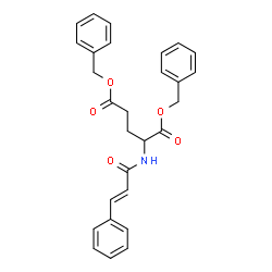 ChemSpider 2D Image | Dibenzyl N-[(2E)-3-phenyl-2-propenoyl]glutamate | C28H27NO5