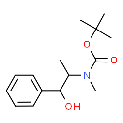 ChemSpider 2D Image | 2-Methyl-2-propanyl (1-hydroxy-1-phenyl-2-propanyl)methylcarbamate | C15H23NO3