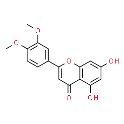 ChemSpider 2D Image | 4'-METHYLCHRYSOERIOL | C17H14O6