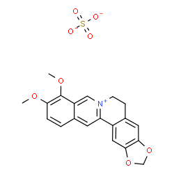 ChemSpider 2D Image | Berberine sulfate (1:1) | C20H18NO8S