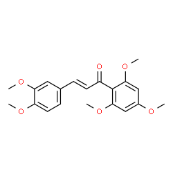 ChemSpider 2D Image | 2',3,4,4',6'-Pentamethoxychalcone | C20H22O6