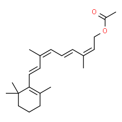 ChemSpider 2D Image | 13-cis-retinyl acetate | C22H32O2