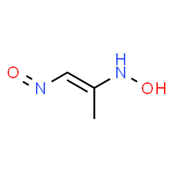 ChemSpider 2D Image | (1E)-N-Hydroxy-1-nitroso-1-propen-2-amine | C3H6N2O2