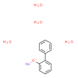 ChemSpider 2D Image | Sodium 2-biphenylolate hydrate (1:1:4) | C12H17NaO5
