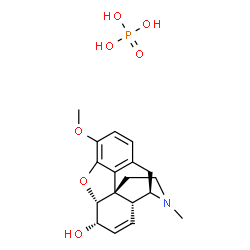 ChemSpider 2D Image | Codeine phosphate | C18H24NO7P