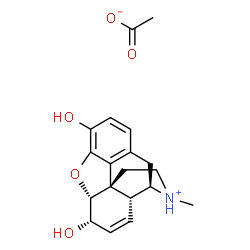 ChemSpider 2D Image | morphine acetate | C19H23NO5