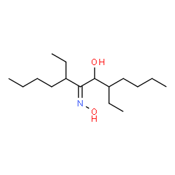 ChemSpider 2D Image | (6Z)-5,8-Diethyl-7-hydroxy-6-dodecanone oxime | C16H33NO2