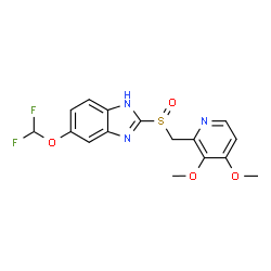 ChemSpider 2D Image | pantoprazole | C16H15F2N3O4S