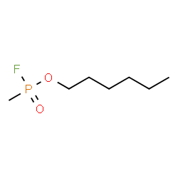ChemSpider 2D Image | Hexyl methylphosphonofluoridate | C7H16FO2P