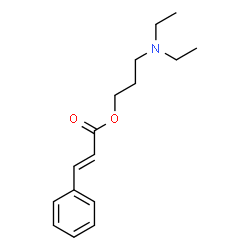 ChemSpider 2D Image | 3-(Diethylamino)propyl (2E)-3-phenylacrylate | C16H23NO2