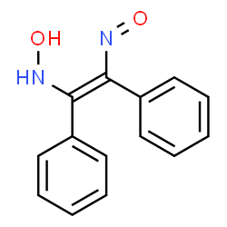 ChemSpider 2D Image | (Z)-N-Hydroxy-2-nitroso-1,2-diphenylethenamine | C14H12N2O2