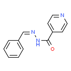 ChemSpider 2D Image | N'-[(Z)-Phenylmethylene]isonicotinohydrazide | C13H11N3O