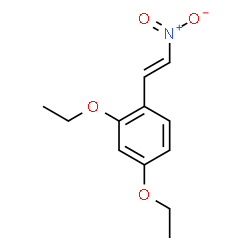ChemSpider 2D Image | 2,4-Diethoxy-1-[(E)-2-nitrovinyl]benzene | C12H15NO4