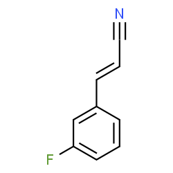 ChemSpider 2D Image | (2E)-3-(3-Fluorophenyl)acrylonitrile | C9H6FN