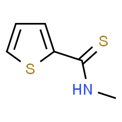 ChemSpider 2D Image | N-Methyl-2-thiophenecarbothioamide | C6H7NS2