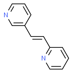 ChemSpider 2D Image | (E)-2-(2-(3-Pyridyl)vinyl)pyridine | C12H10N2