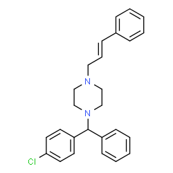 ChemSpider 2D Image | clocinizine | C26H27ClN2
