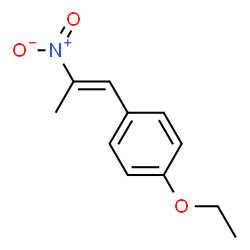 ChemSpider 2D Image | 1-Ethoxy-4-[(1E)-2-nitro-1-propen-1-yl]benzene | C11H13NO3