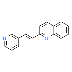 ChemSpider 2D Image | Quinoline, 2-[2-(3-pyridyl)ethenyl]- | C16H12N2