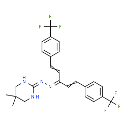 ChemSpider 2D Image | hydramethylnon | C25H24F6N4