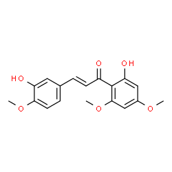 ChemSpider 2D Image | 2',3-Dihydroxy-4,4',6'-trimethoxychalcone | C18H18O6