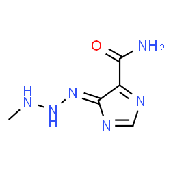 ChemSpider 2D Image | (4Z)-4-(3-Methyltriazanylidene)-4H-imidazole-5-carboxamide | C5H8N6O