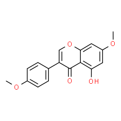 ChemSpider 2D Image | 7-O-Methylbiochanin A | C17H14O5