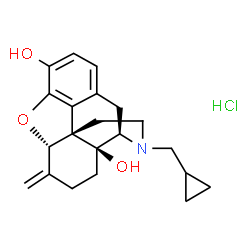 ChemSpider 2D Image | Nalmefene hydrochloride | C21H26ClNO3