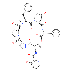 ChemSpider 2D Image | Virginiamycin S1 | C43H49N7O10