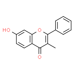 ChemSpider 2D Image | 7-Hydroxy-3-methylflavone | C16H12O3