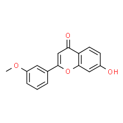ChemSpider 2D Image | 7-HYDROXY-3'-METHOXYFLAVONE | C16H12O4