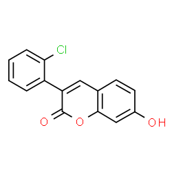 ChemSpider 2D Image | 3-(2-Chlorophenyl)-7-hydroxy-2H-chromen-2-one | C15H9ClO3