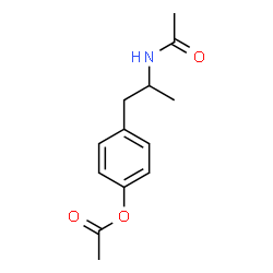 ChemSpider 2D Image | 4-(2-Acetamidopropyl)phenyl acetate | C13H17NO3