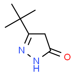 ChemSpider 2D Image | 5-tert-Butyl-2,4-dihydro-3H-pyrazol-3-one | C7H12N2O