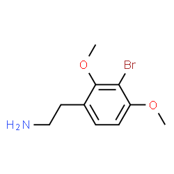 ChemSpider 2D Image | 2-(3-Bromo-2,4-dimethoxyphenyl)ethanamine | C10H14BrNO2