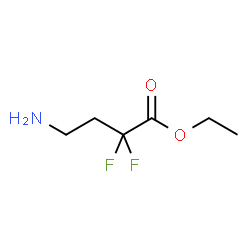 ChemSpider 2D Image | Ethyl 4-amino-2,2-difluorobutanoate | C6H11F2NO2