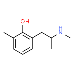 ChemSpider 2D Image | 2-Methyl-6-[2-(methylamino)propyl]phenol | C11H17NO