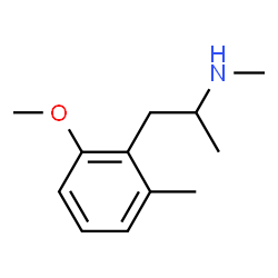 ChemSpider 2D Image | 1-(2-Methoxy-6-methylphenyl)-N-methyl-2-propanamine | C12H19NO