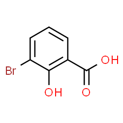 ChemSpider 2D Image | 3-bromosalicylic acid | C7H5BrO3