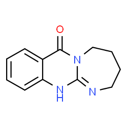 ChemSpider 2D Image | 2,4,5,12-Tetrahydro[1,3]diazepino[2,1-b]quinazolin-7(3H)-one | C12H13N3O