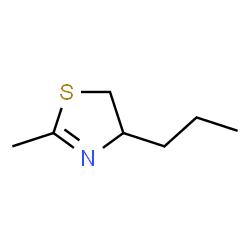 ChemSpider 2D Image | 2-Methyl-4-propyl-4,5-dihydro-1,3-thiazole | C7H13NS