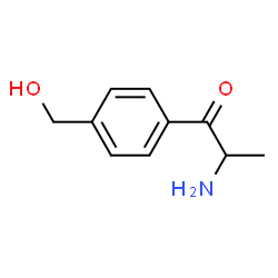 ChemSpider 2D Image | 2-Amino-1-[4-(hydroxymethyl)phenyl]-1-propanone | C10H13NO2