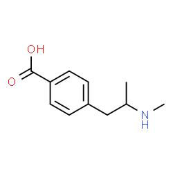 ChemSpider 2D Image | 4-[2-(Methylamino)propyl]benzoic acid | C11H15NO2
