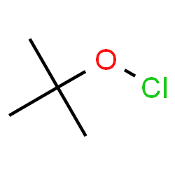 ChemSpider 2D Image | t-Butyl hypochlorite | C4H9ClO
