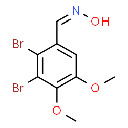 ChemSpider 2D Image | (Z)-1-(2,3-Dibromo-4,5-dimethoxyphenyl)-N-hydroxymethanimine | C9H9Br2NO3