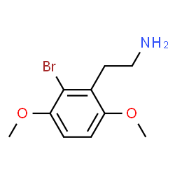 ChemSpider 2D Image | 2-(2-Bromo-3,6-dimethoxyphenyl)ethanamine | C10H14BrNO2