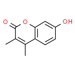 ChemSpider 2D Image | 7-Hydroxy-3,4-dimethyl-2H-chromen-2-one | C11H10O3